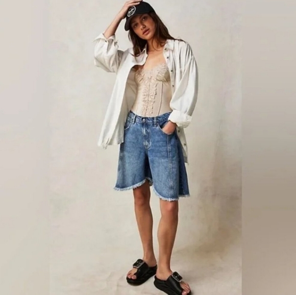 FREE PEOPLE Changing Tides Shorts - Picture 1 of 7